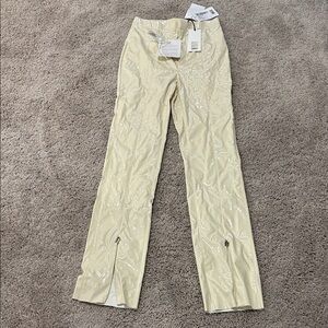 NWT!! Rotate Vinyl Pants